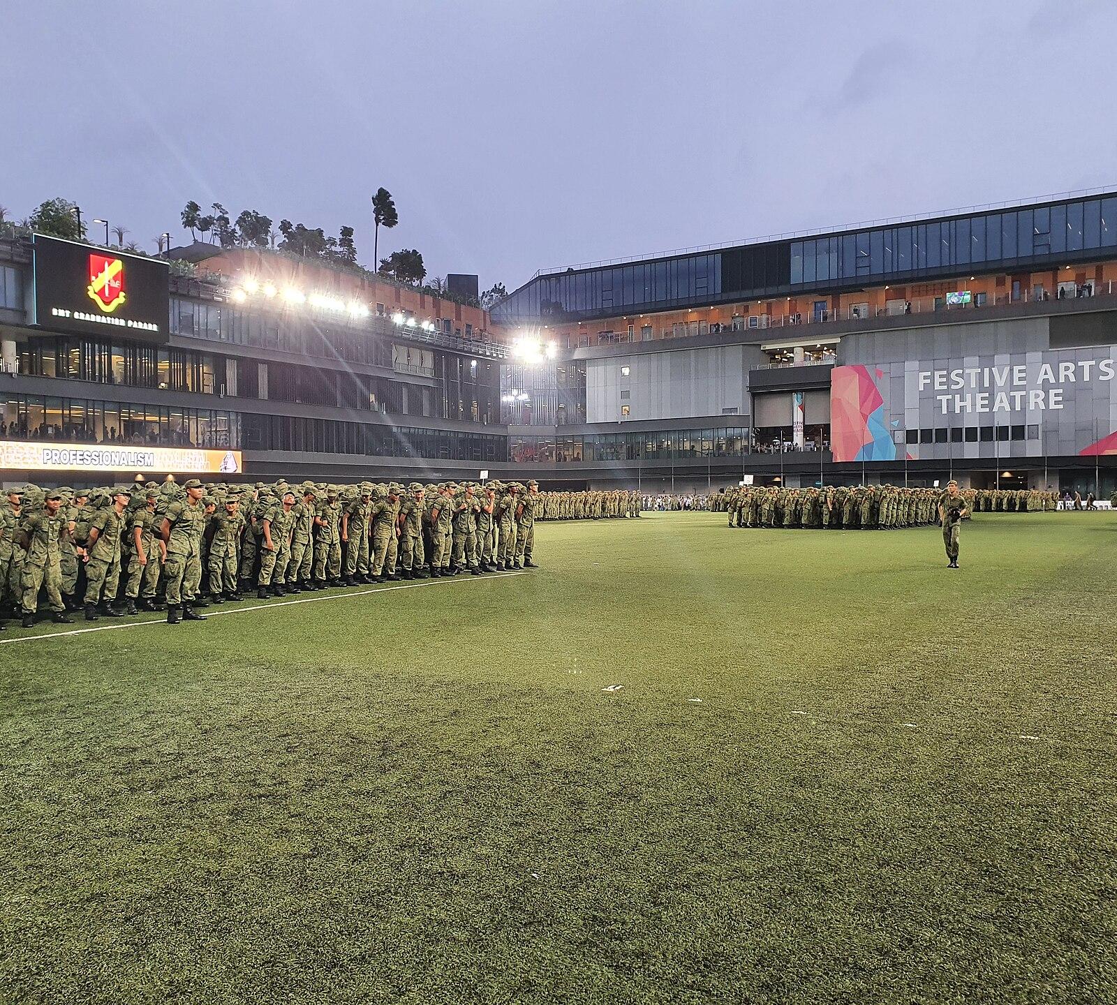 Singapore Armed Forces Passing Out Parade at Our Tampines Hub 20230304 190725