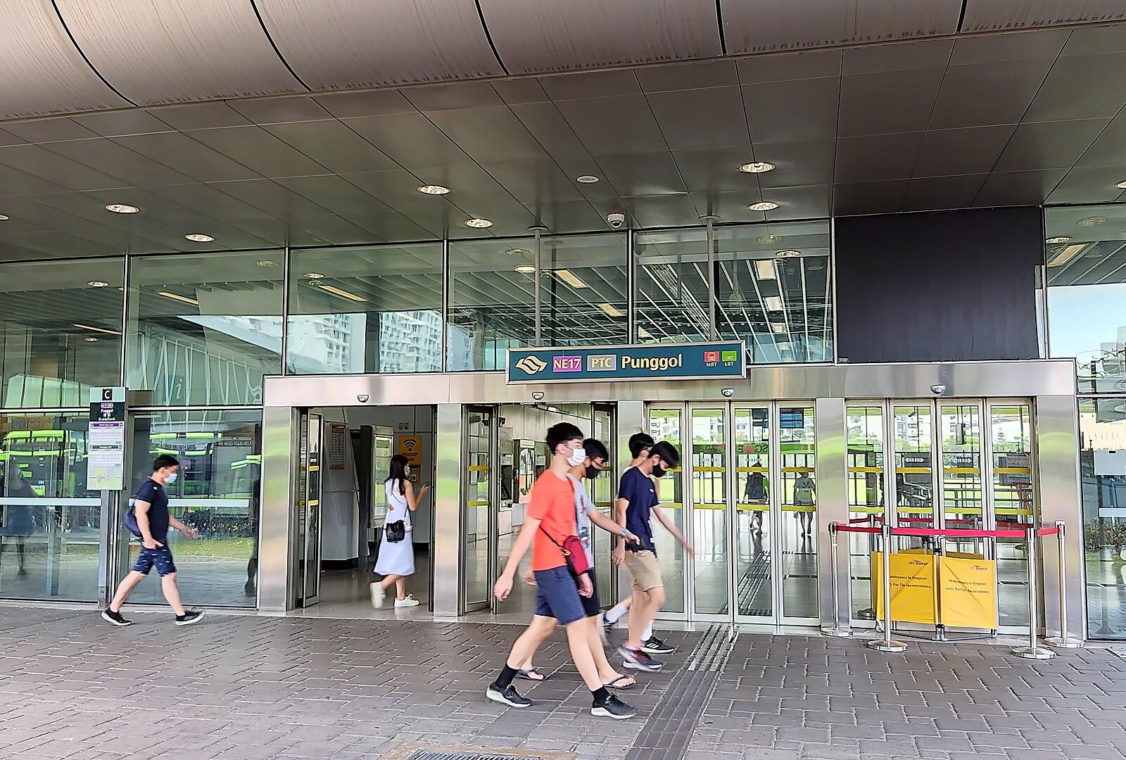 NE17 PTC Punggol MRT Exit C 20201223 130419