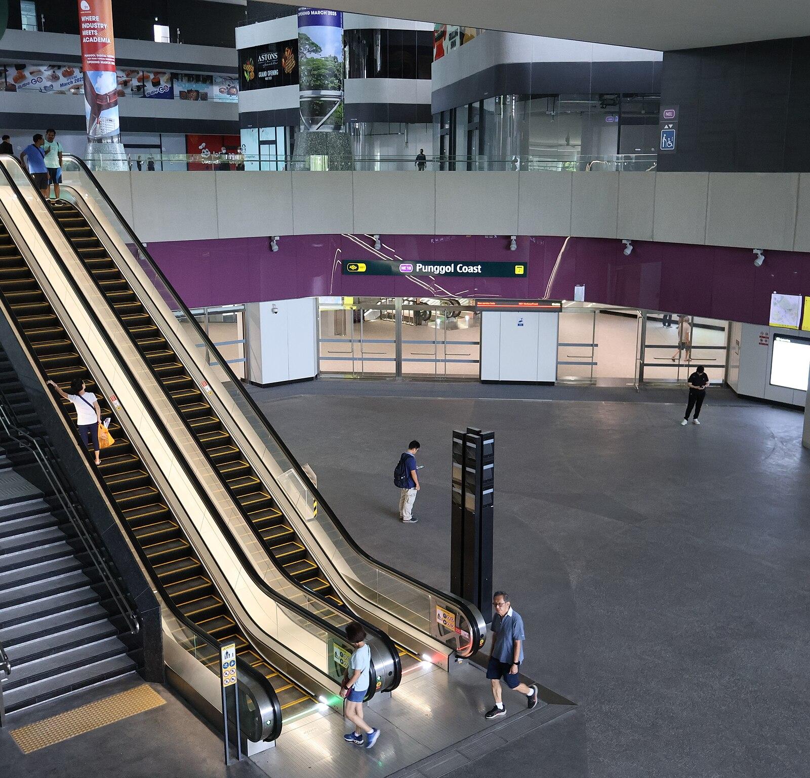 (SGP Singapore) Punggol Coast MRT Station Exit 2 2024 12 19 2